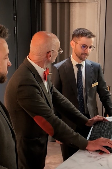 Chef·fe de réception